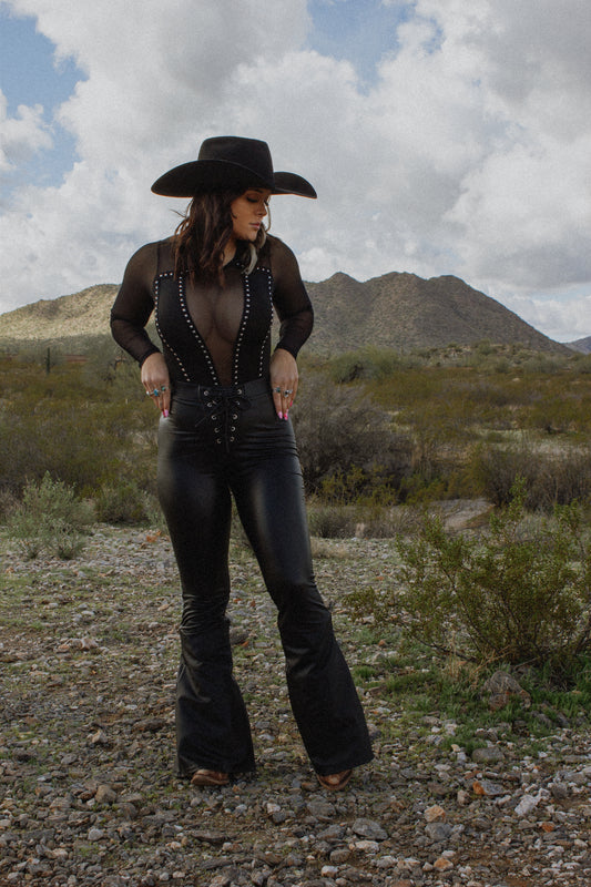 Outlaw Leather Flares