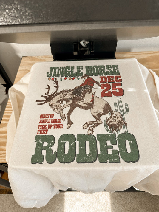 JINGLE HORSE RODEO CREWNECK