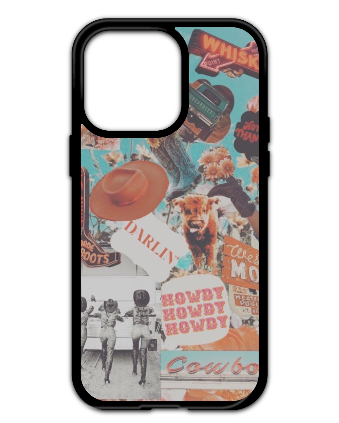 VINTAGE COWGIRL IPHONE CASE