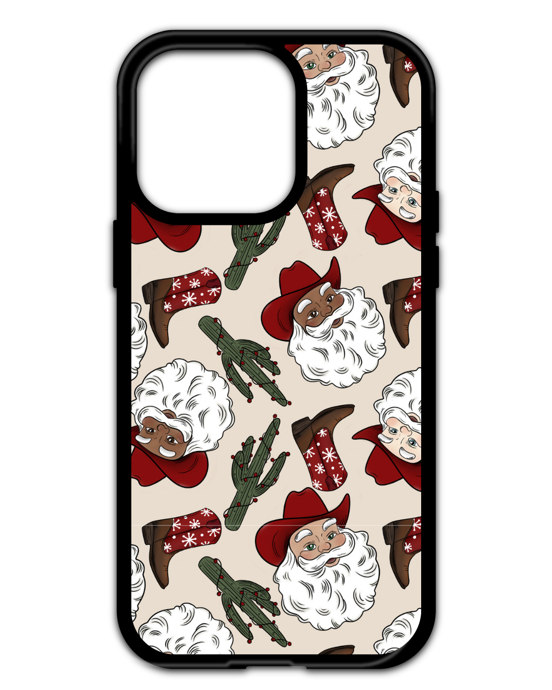 COWBOY SANTA IPHONE CASE