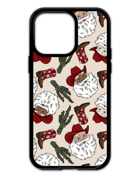 COWBOY SANTA IPHONE CASE