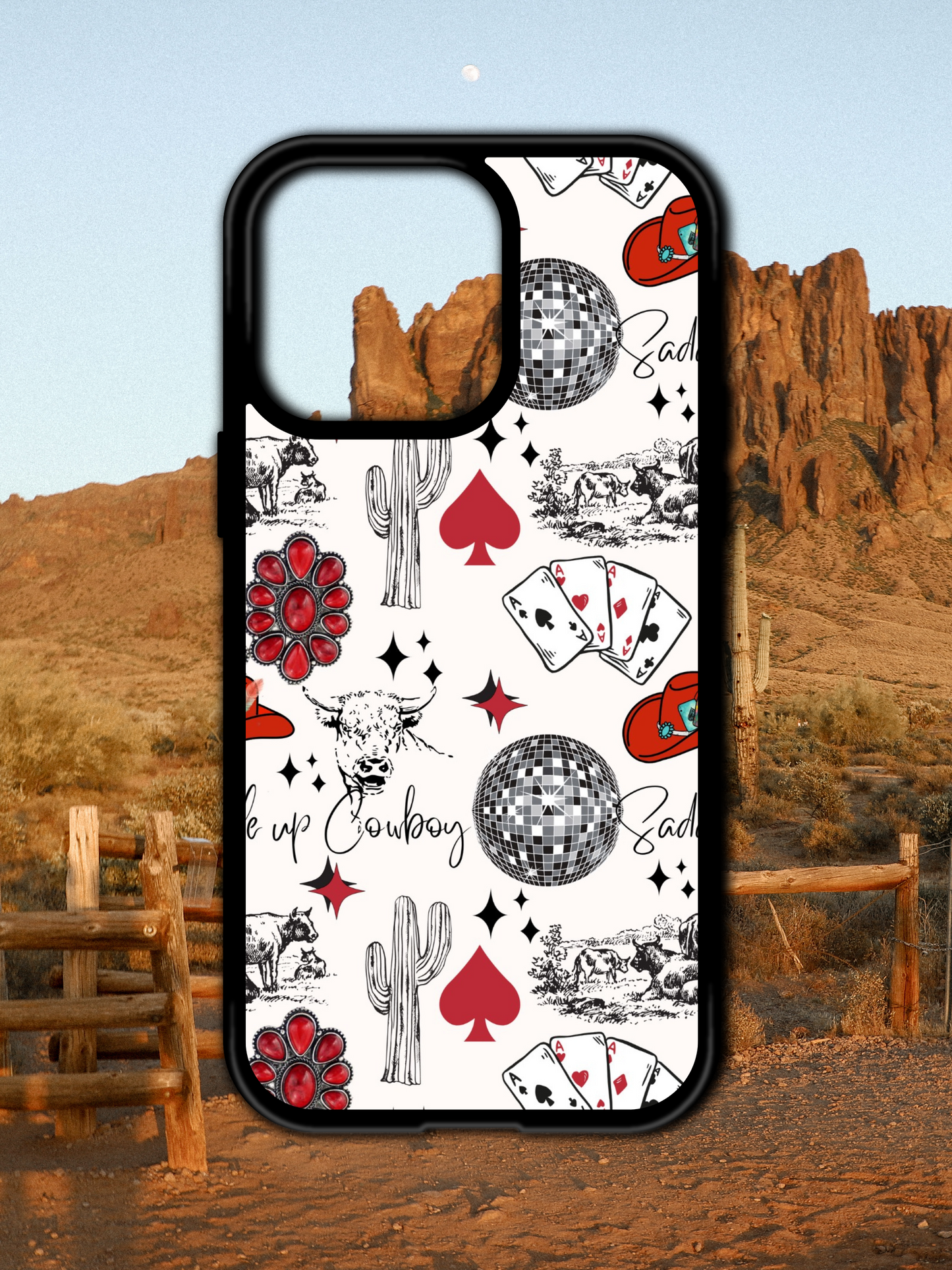 SADDLE UP COWBOY IPHONE CASE