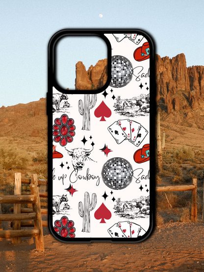 SADDLE UP COWBOY IPHONE CASE