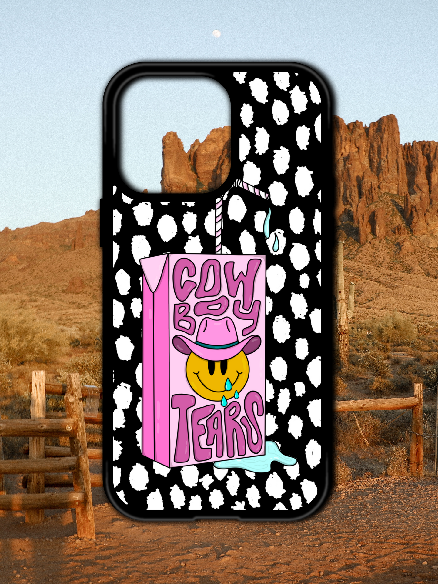 COWBOY TEARS IPHONE CASE