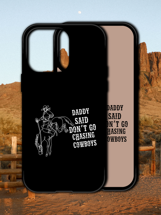 CHASING COWBOYS IPHONE CASE