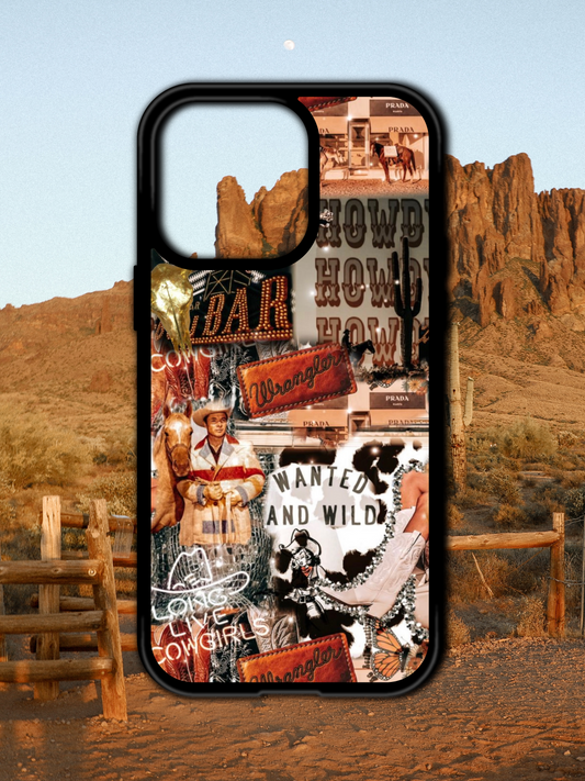 WANTED & WESTERN IPHONE CASE