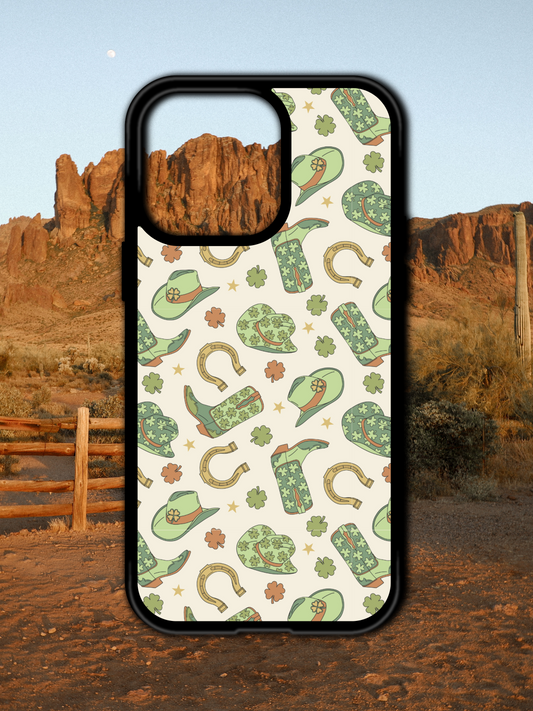 COWGIRL ST. PATTY IPHONE CASE