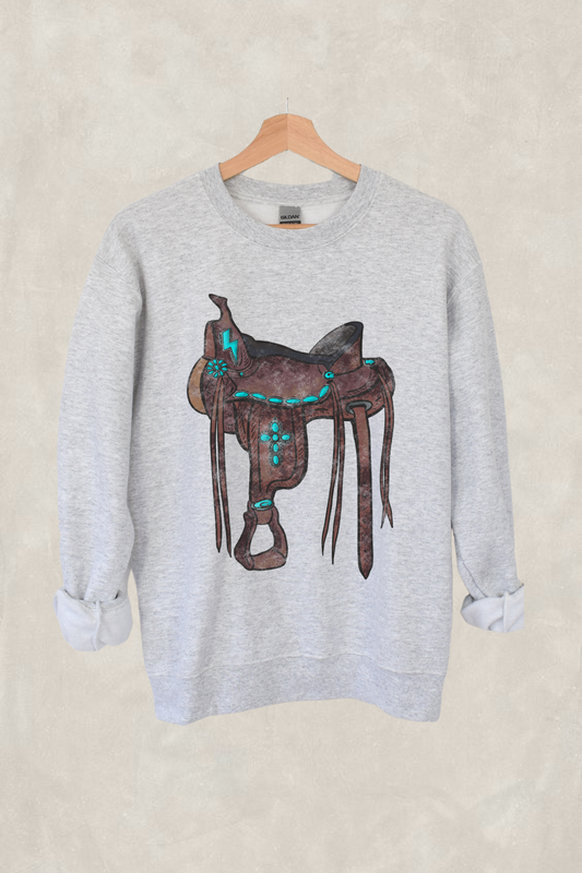 SADDLE UP CREWNECK